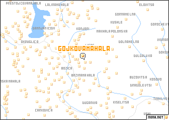 map of Gojkova Mahala