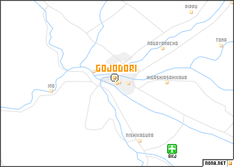 map of Gojōdōri