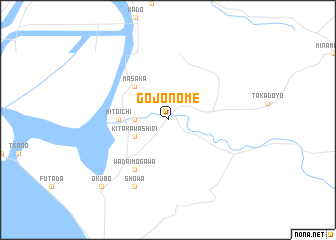 map of Gojōnome