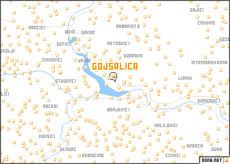 map of Gojsalica