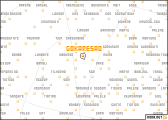 map of Gokaré Sao