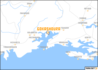 map of Gokashoura