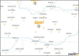 map of Gökay