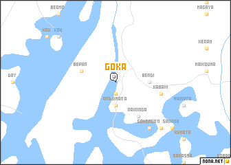 map of Goka