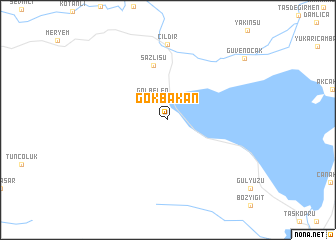 map of Gökbakan