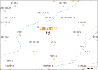 map of Gökbayat