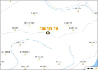 map of Gökbelen