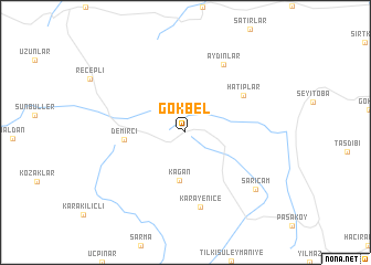 map of Gökbel