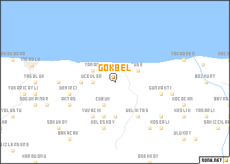 map of Gökbel