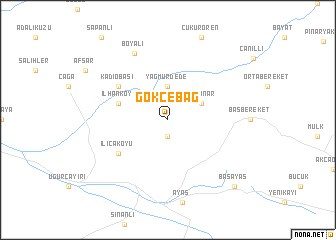 map of Gökçebağ