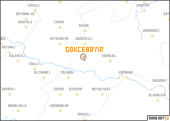 map of Gökçebayır