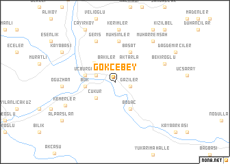 map of Gökçebey