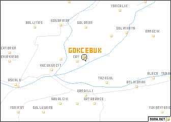 map of Gökçebük