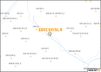 map of Gökçekışla