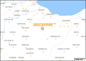 map of Gökçepınar