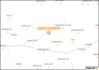 map of Gökçesaray