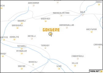 map of Gökdere