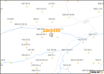 map of Gökdere