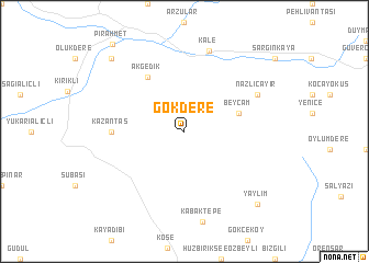 map of Gökdere