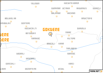 map of Gökdere