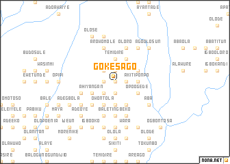 map of Goke Sago