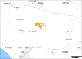 map of Gökgöl