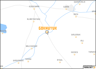 map of Gökhüyük