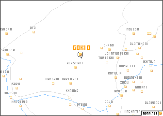 map of Gokio