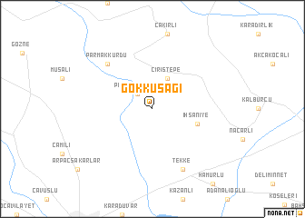 map of Gökkuşağı