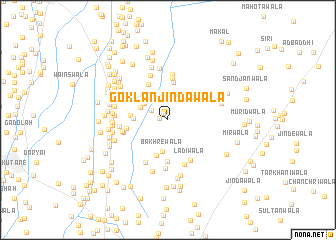 map of Goklān Jindawāla