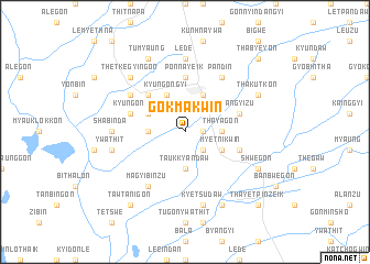 map of Gokmakwin