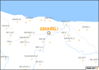 map of Gökmaslı