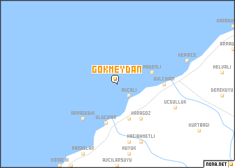 map of Gökmeydan