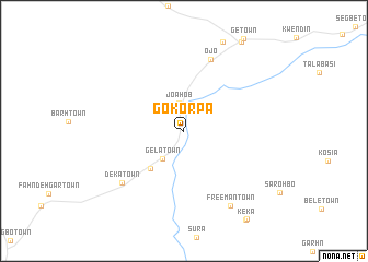 map of Gokorpa