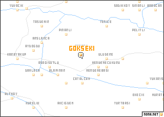 map of Gökseki