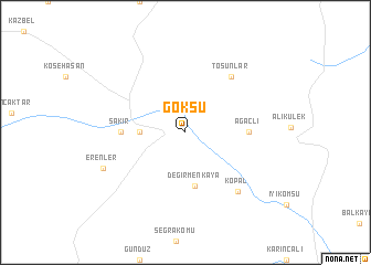 map of Göksu