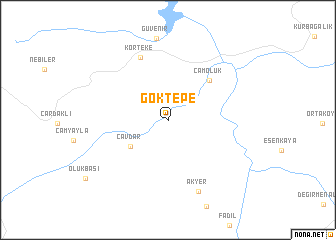 map of Göktepe