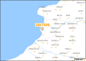 map of Göktepe