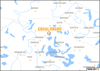 map of Gokulnagar