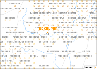 map of Gokulpur