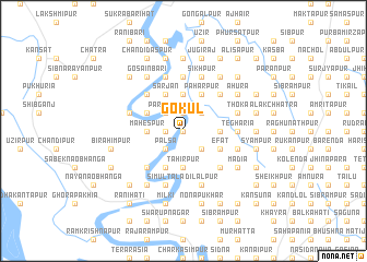 map of Gokul