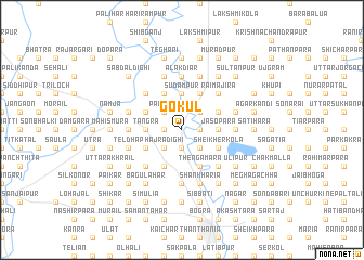 map of Gokul