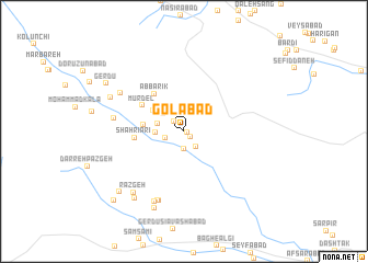 map of Golābād