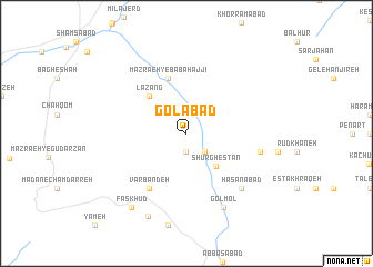 map of Golābād