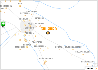 map of Golābād
