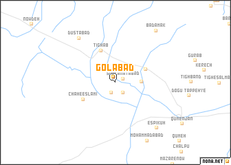 map of Golābād