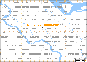 map of Golābāri Banagrām