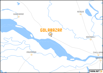 map of Gola Bāzār