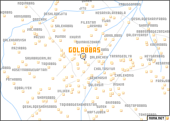 map of Gol ‘Abbās