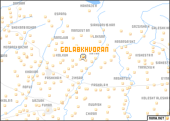 map of Golābkhvorān